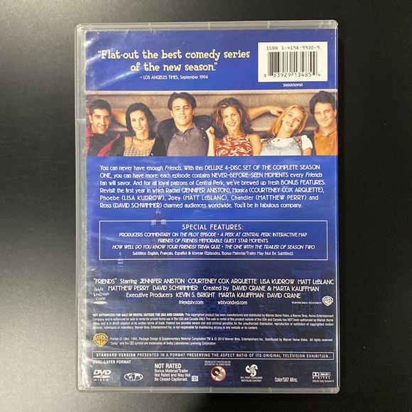 Friends - The Complete First Season - Picture 2 of 9